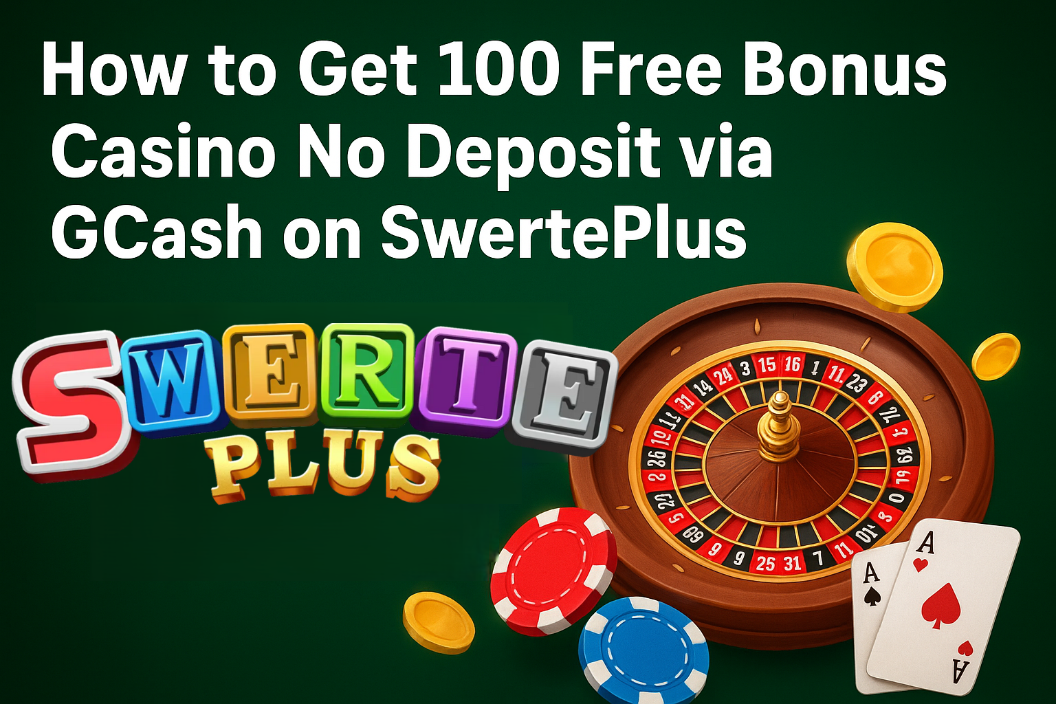 How to Get 100 Free Bonus Casino No Deposit via GCash on SwertePlus